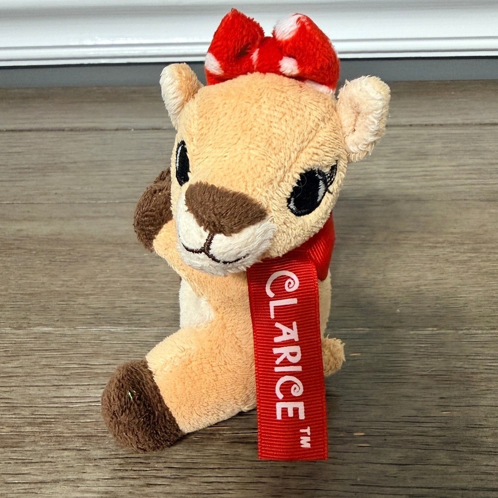 Dan Dee Rudolph the Red-Nosed Reindeer Clarice Plush Clip-On Holiday Collectible